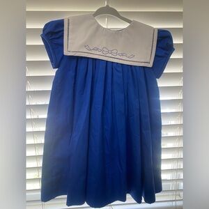 The Proper Peony blue dress, 3T